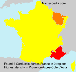Surname Carduccio in France Surname Carduccio in France