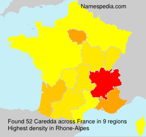 Surname Caredda in France Surname Caredda in France