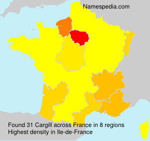 Surname Cargill in France Surname Cargill in France