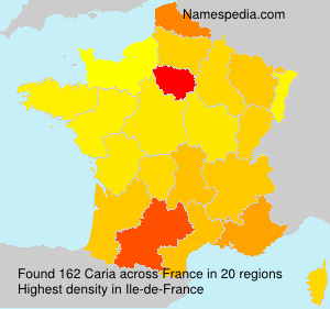 Surname Caria in France Surname Caria in France