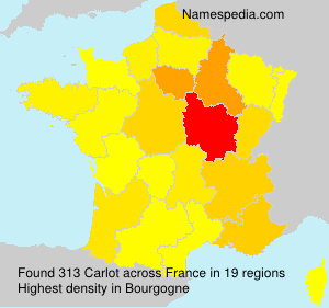 Surname Carlot in France Surname Carlot in France