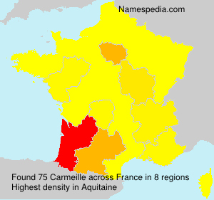 Surname Carmeille in France Surname Carmeille in France