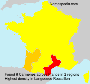 Surname Carmenes in France Surname Carmenes in France