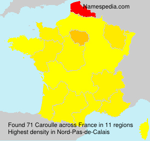 Surname Caroulle in France Surname Caroulle in France