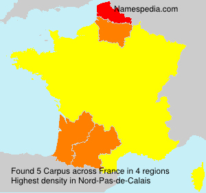 Surname Carpus in France Surname Carpus in France