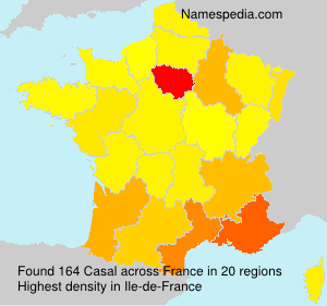 Surname Casal in France Surname Casal in France