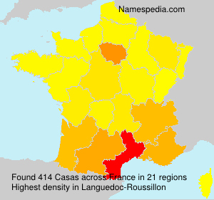 Surname Casas in France Surname Casas in France