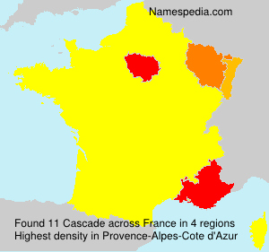 Surname Cascade in France Surname Cascade in France