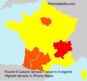 Surname Cascon in France Surname Cascon in France