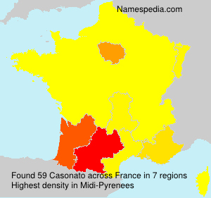 Surname Casonato in France Surname Casonato in France