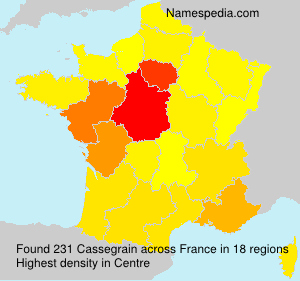 Surname Cassegrain in France Surname Cassegrain in France
