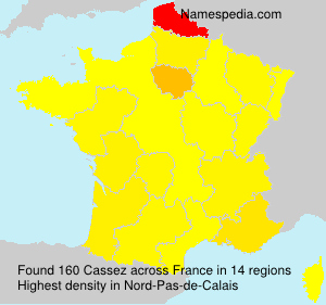 Surname Cassez in France