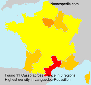 Surname Casso in France Surname Casso in France
