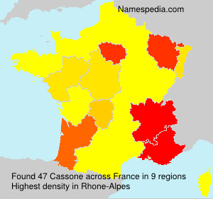 Surname Cassone in France Surname Cassone in France