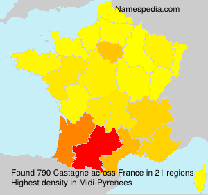 Surname Castagne in France Surname Castagne in France