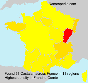 Surname Castalan in France Surname Castalan in France