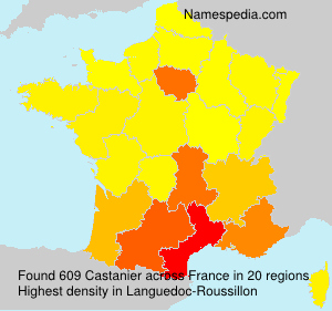Surname Castanier in France Surname Castanier in France