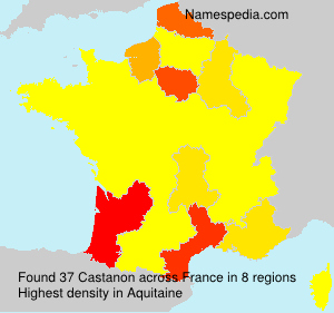 Surname Castanon in France Surname Castanon in France