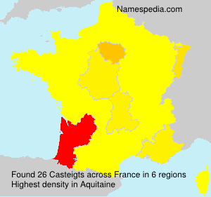 Surname Casteigts in France Surname Casteigts in France