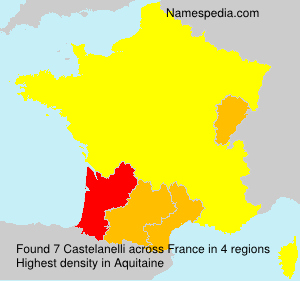 Surname Castelanelli in France Surname Castelanelli in France