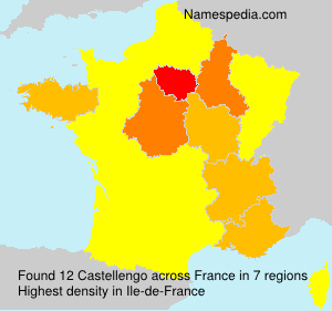 Surname Castellengo in France Surname Castellengo in France