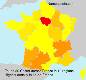 Surname Caster in France Surname Caster in France