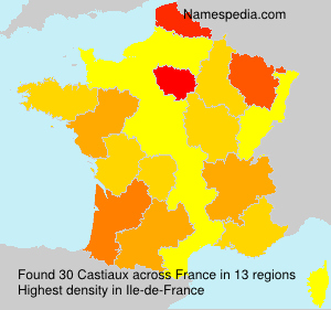 Surname Castiaux in France Surname Castiaux in France