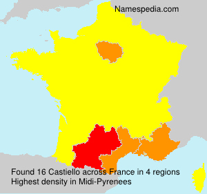 Surname Castiello in France Surname Castiello in France