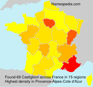 Surname Castiglioni in France Surname Castiglioni in France