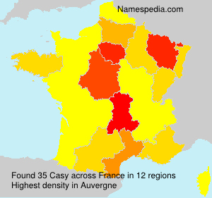 Surname Casy in France Surname Casy in France
