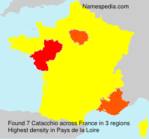 Surname Catacchio in France Surname Catacchio in France