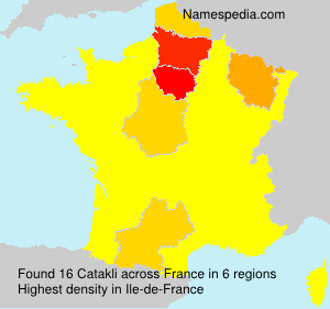 Surname Catakli in France Surname Catakli in France