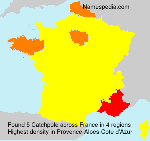 Surname Catchpole in France Surname Catchpole in France
