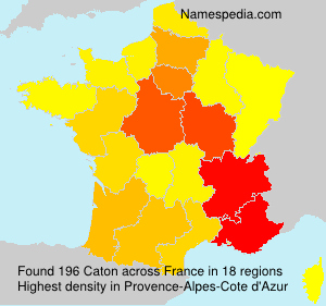 Surname Caton in France Surname Caton in France