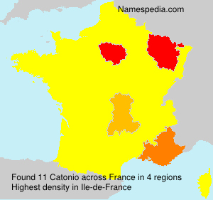 Surname Catonio in France Surname Catonio in France