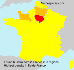 Surname Catro in France Surname Catro in France