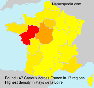 Surname Catroux in France Surname Catroux in France