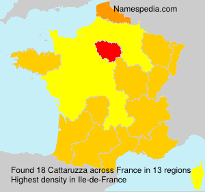 Surname Cattaruzza in France Surname Cattaruzza in France