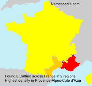 Surname Cattino in France Surname Cattino in France