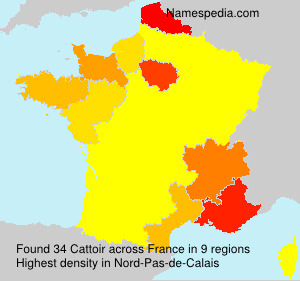 Surname Cattoir in France Surname Cattoir in France
