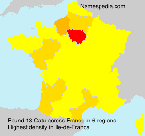 Surname Catu in France Surname Catu in France