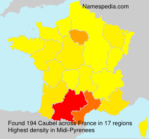 Surname Caubel in France Surname Caubel in France