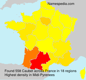 Surname Caubet in France Surname Caubet in France