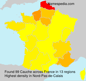 Surname Cauche in France Surname Cauche in France