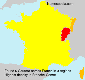 Surname Caufero in France Surname Caufero in France