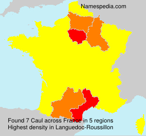 Surname Caul in France Surname Caul in France