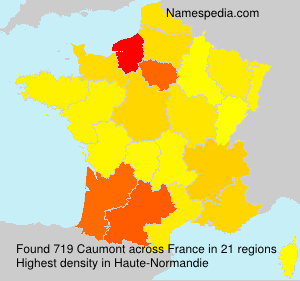 Surname Caumont in France Surname Caumont in France