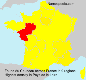 Surname Cauneau in France Surname Cauneau in France