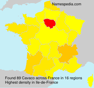 Surname Cavaco in France Surname Cavaco in France