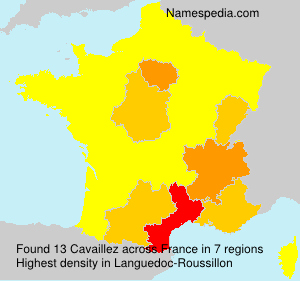 Surname Cavaillez in France Surname Cavaillez in France